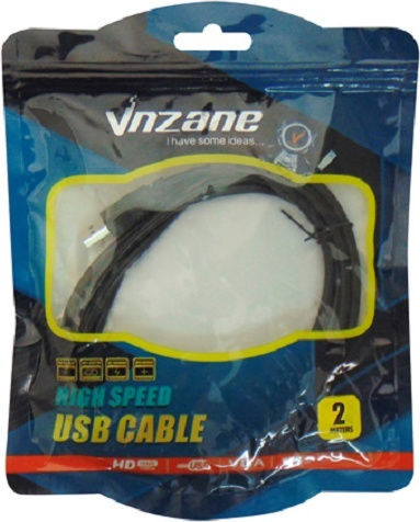 USB 2.0 Kabel USB-A-Stecker - Mini-USB-B-Stecker Schwarz 2m 04.001.0089