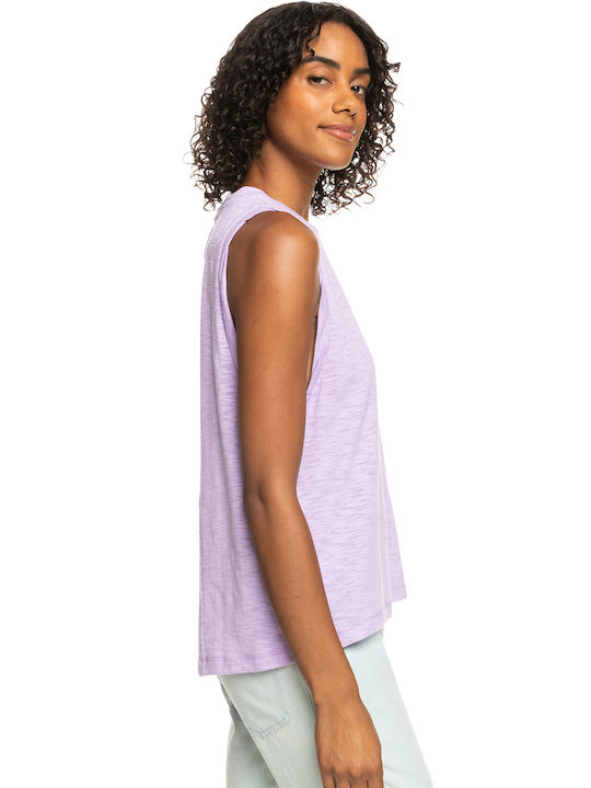 Roxy On Shoreline Women's Summer Blouse Sleeveless Lilacc