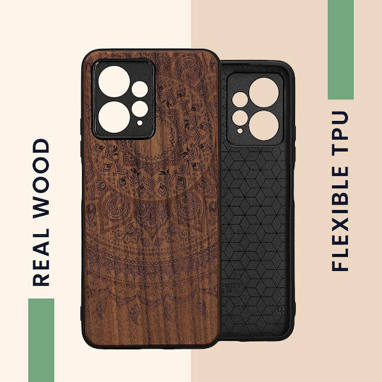 KWmobile Back Cover Ξύλινο Καφέ (Redmi Note 12 4G)