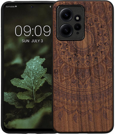 KWmobile Back Cover Ξύλινο Καφέ (Redmi Note 12 4G)