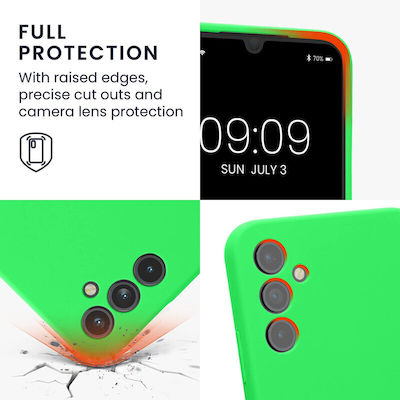 KWmobile 5G Silicone Back Cover Durable Green (Galaxy A34)