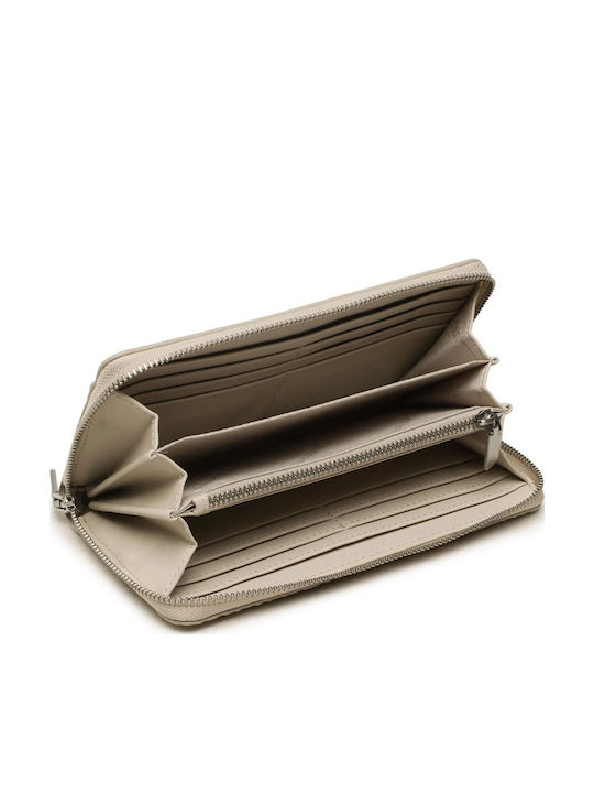 Must Large Leather Women's Wallet Classic Beige
