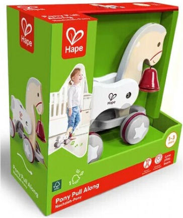 Hape Ζωάκι Pony Pull Along από Ξύλο για 12+ Μηνών