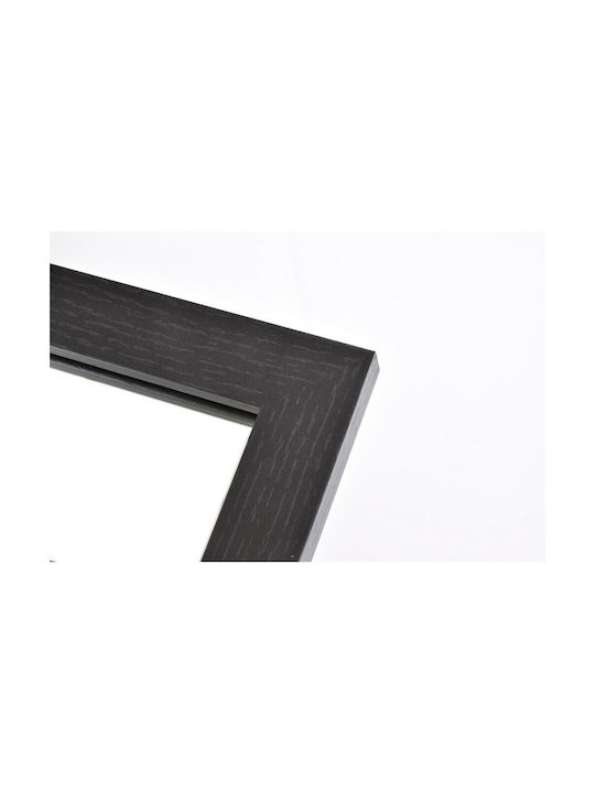 Innova Oglindă de Perete cu Negru Ramă din Lemn 40x40cm 1buc