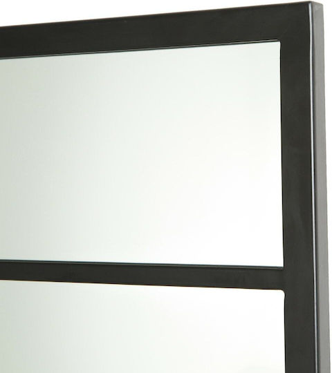 La Redoute Interieurs Wall Mirror Full Length with Black Metallic Frame 120x90cm 1pcs