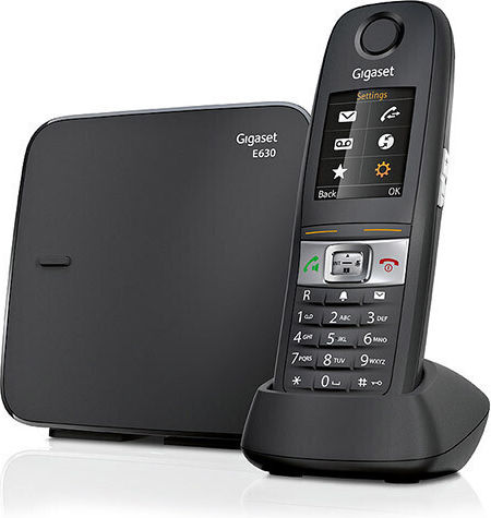Gigaset E630 Безжичен Телефон Черен