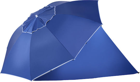 Outsunny Outsunny Beach Umbrella Diameter 2.10m Blue