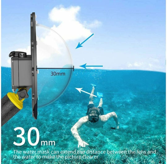Telesin Dome Port Waterproof Housing Case for GoPro 8