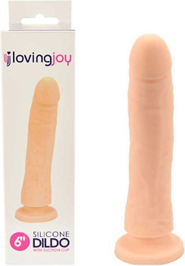 Loving Joy Dr. Grey Glass Dildo With Suction Cup Flesh 15cm