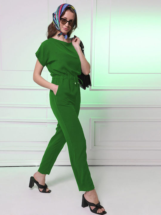 Sofia De Damă Fără mâneci Salopetă Verde