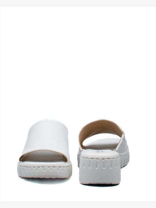 Relax Anatomic Women's Flat Sandals in White Color