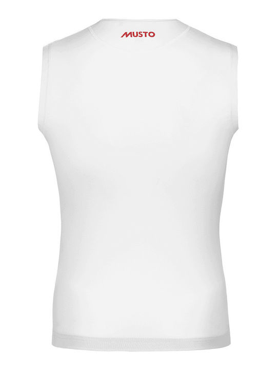 Musto Rash UPF 50 Αντηλιακή Μπλούζα Λευκή