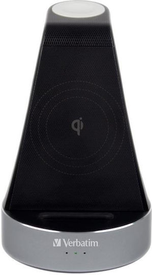 Verbatim Ασύρματος Φορτιστής (Qi Pad) 20W Μαύρος (WCS-02 2-in-1)