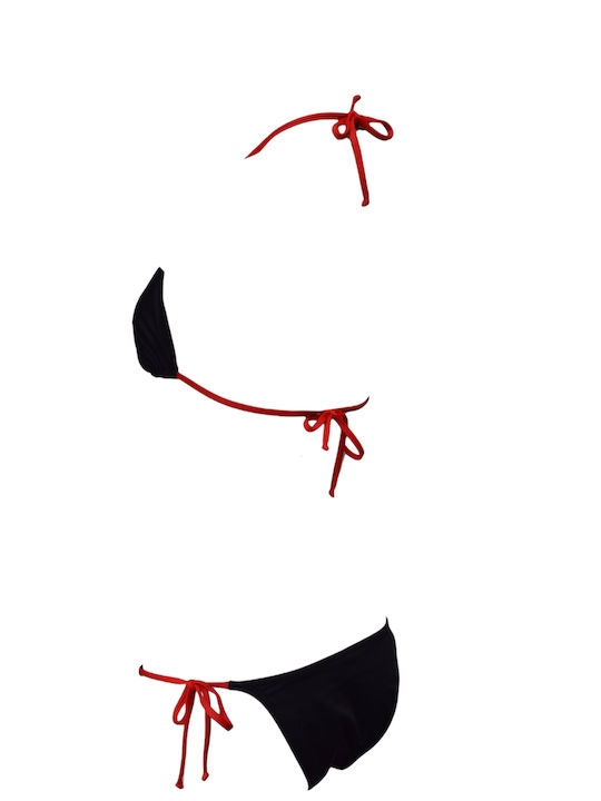 Set Bikini Τριγωνάκι Μαύρο