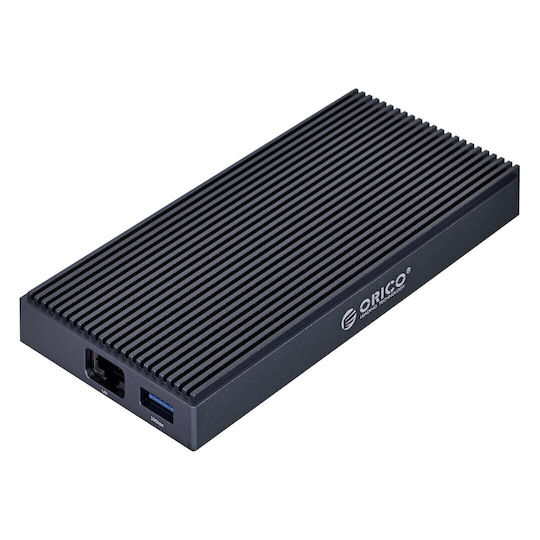 Orico 9in1 + SSD Enclosure USB-C Docking Station mit HDMI 4K Ethernet Schwarz