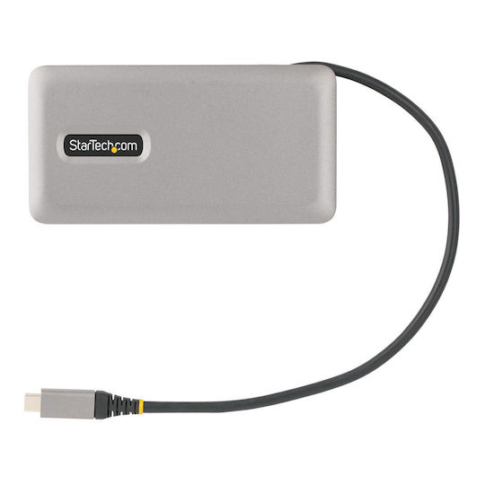 StarTech USB-C Docking Station με HDMI 4K PD Ethernet Γκρι (DKT31CVHPD3)