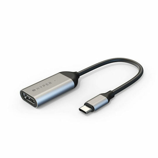 Hyper HyperDrive POWER 9-in-1 USB-C Docking Station με HDMI 4K PD Γκρι