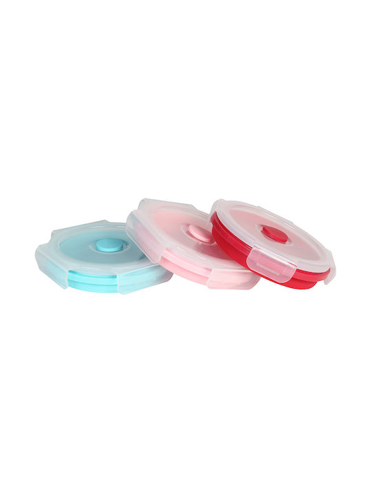 Keskor Cutie pentru Mâncare Plastic Roz 390ml 1buc