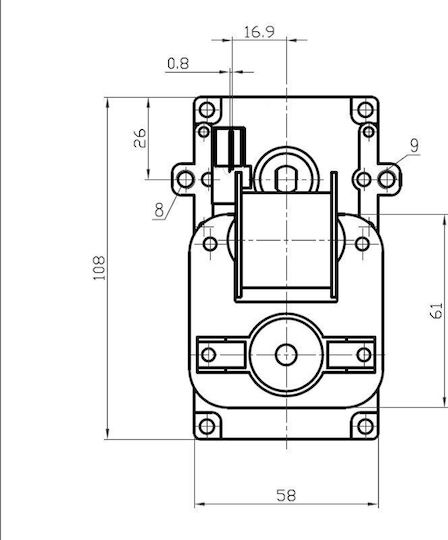 Kenta Gear Motor for Pellet Stove