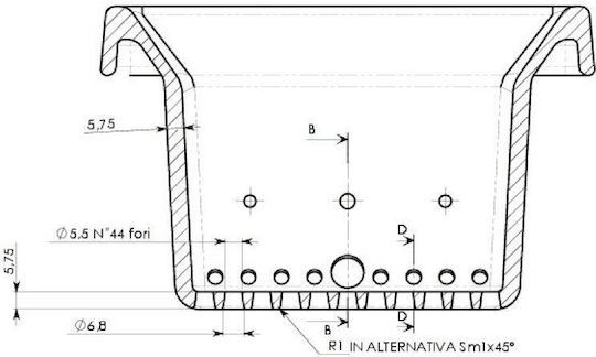 Burner Chamber for Pellet Stove