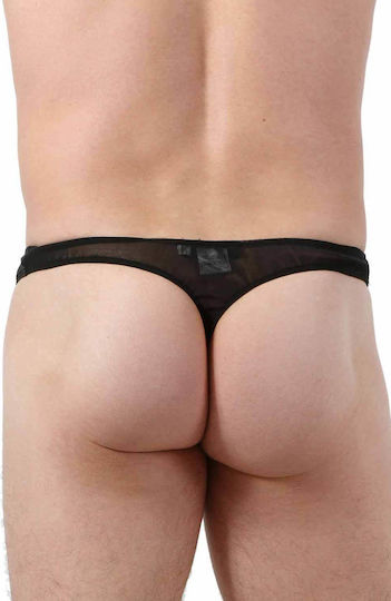Soiemio Ανδρικό Sexy String Μαύρο