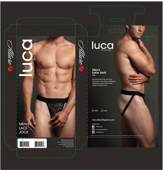 Allure Lingerie Ανδρικό Εσώρουχο Jockstrap Μαύρο