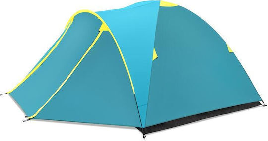 Bestway Summer Camping Igloo Tent Blue with Double Cloth for 4 People 310x240x130cm