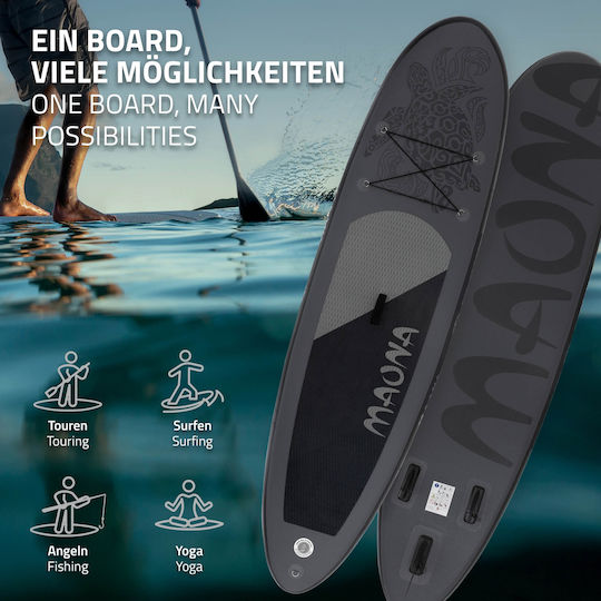 EDC Maona Inflatable SUP Board with Length 3.08m Black