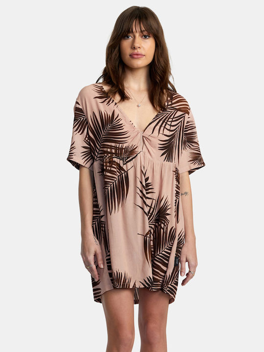 Rochie Mini de Vară Bej