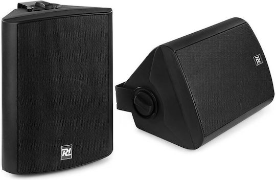 Power Dynamics DS65MB Αυτοενισχυόμενα Επιτοίχια Ηχεία 60W με Bluetooth (Ζεύγος) 22x30x24εκ. Μαύρα