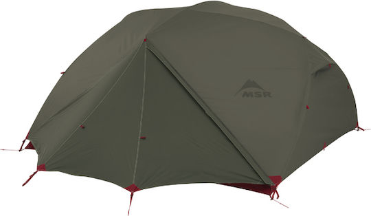 MSR Elixir 4 Camping Tent Igloo Mountaineering Green with Double Cloth 4 Seasons for 4 People Waterproof 3000mm 223x223x121cm