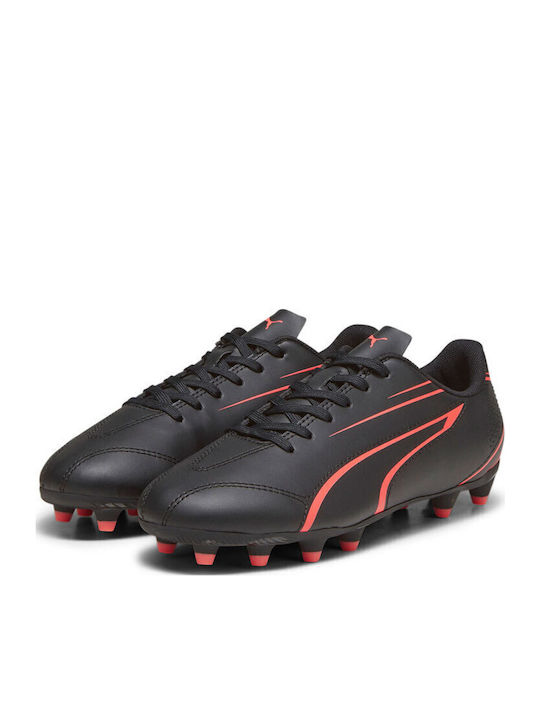 Vitoria FG/AG Kids Molded Soccer Shoes Black