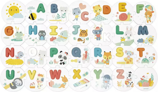 Lemnos Puzzle pentru Copii pentru 2+ Ani 28buc Janod