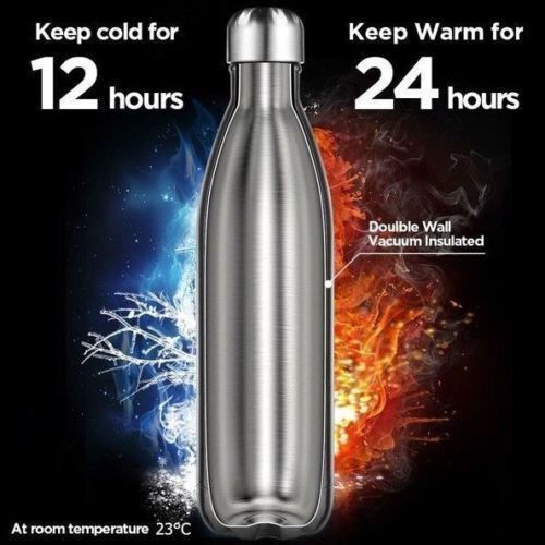 Factory Bottle Thermos Stainless Steel 500ml Blue