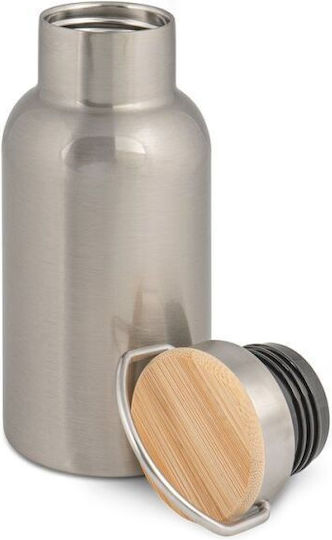 Koupakoupa I Love You Stainless Steel Thermos Bottle 350ml Silver