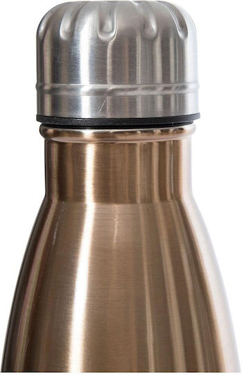 Trespass Bottle Thermos Stainless Steel 500ml Gold