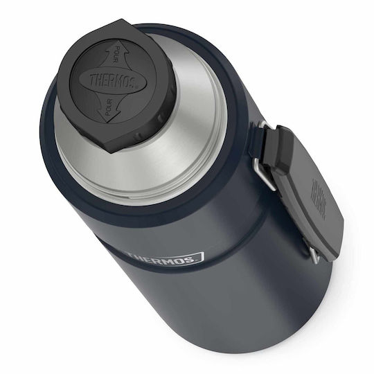 Thermos Bottle Thermos Stainless Steel 1.2lt Silver with Cap-Cup