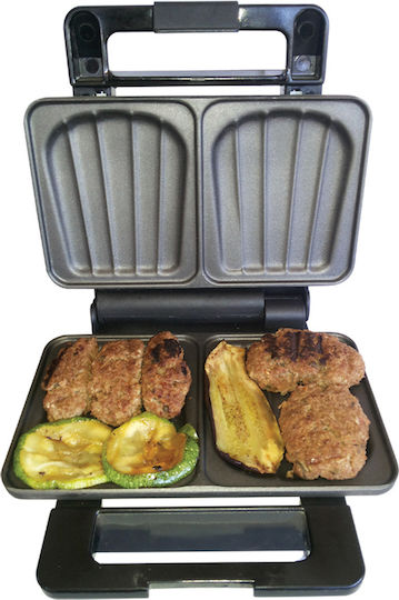 Serton 101 Color Type Sandwichmaker für for 2 Sandwiches Sandwiches 700W Gray