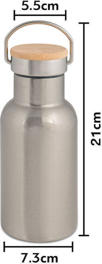 Koupakoupa Stainless Steel Thermos Bottle 350ml Silver