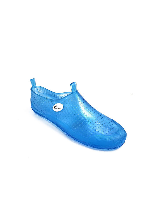 Μπλε διάφανo παπούτσι θαλάσσης