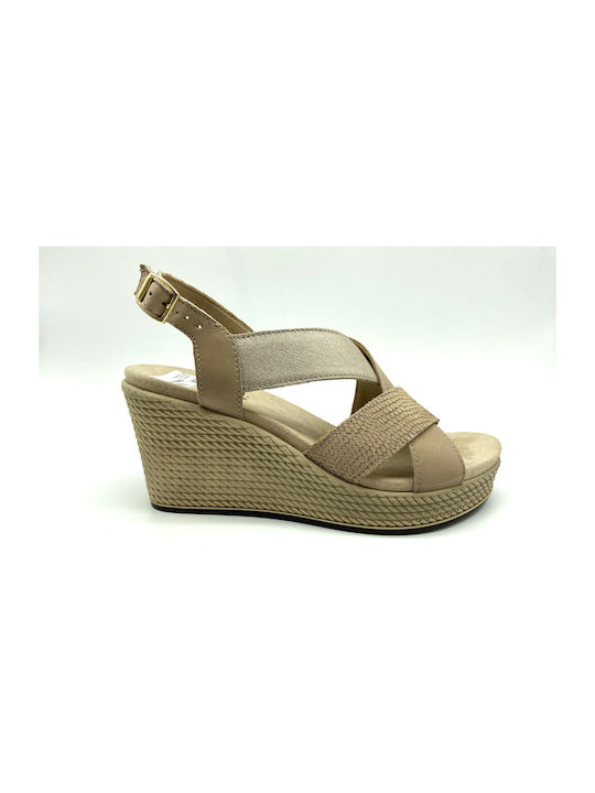 Level Anatomic Women's Platform Shoes Beige