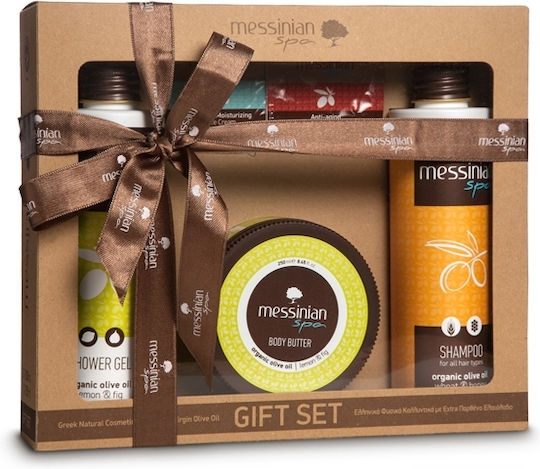 Messinian Spa Skin Care Set for Moisturizing & Body Cleaning