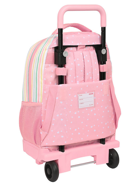 Safta Elementary School Trolley Bag Pink