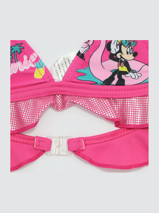 Disney Minnie Mouse Παιδικό Μαγιό Μπικίνι Φούξια