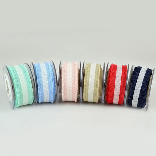 Kappa Decor Stoff Band Monochrom Blau mit Breite 30mm