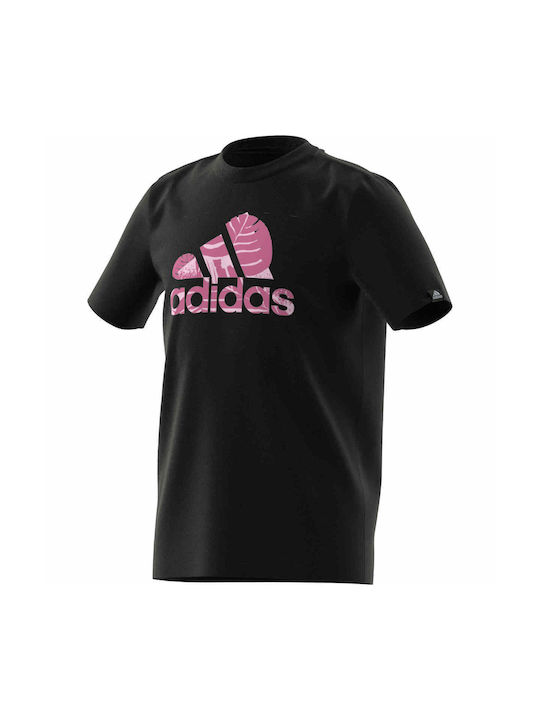 Adidas Kids T-shirt Black Badge of Sport Nature