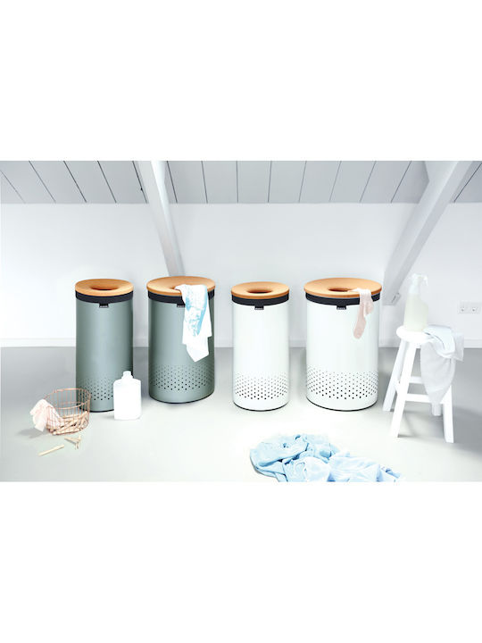 Brabantia Καλάθι Απλύτων Υφασμάτινο Πτυσσόμενο 55lt Γκρι