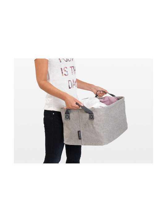 Brabantia Box Καλάθι Απλύτων Υφασμάτινο 35lt 26x37x44cm Γκρι