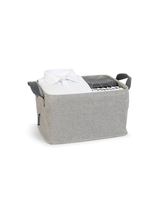 Brabantia Box Καλάθι Απλύτων Υφασμάτινο 35lt 26x37x44cm Γκρι