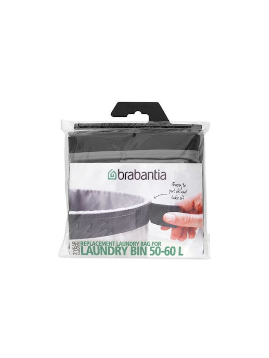 Brabantia Box 102363 Καλάθι Απλύτων Υφασμάτινο Πτυσσόμενο Γκρι